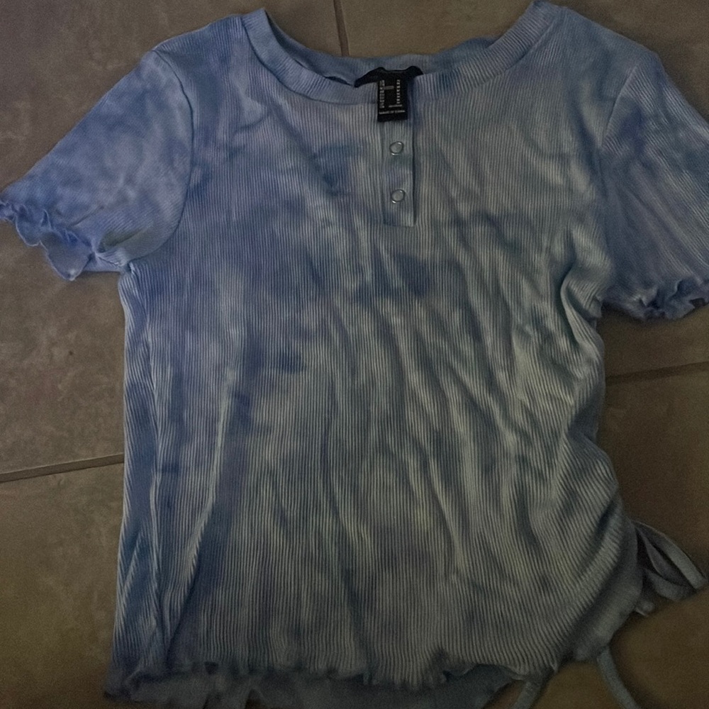 Blue crop top from forever 21